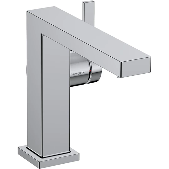 Hansgrohe Tecturis E egykaros mosdócsaptelep Fine 110, CoolStart, Push-open lefolyógarnitúrával króm