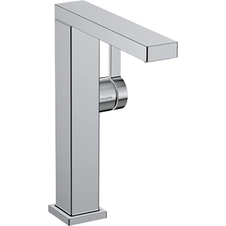 Hansgrohe Tecturis E egykaros mosdócsaptelep Fine 210, elforgatható kifolyóval, CoolStart, Push-open króm