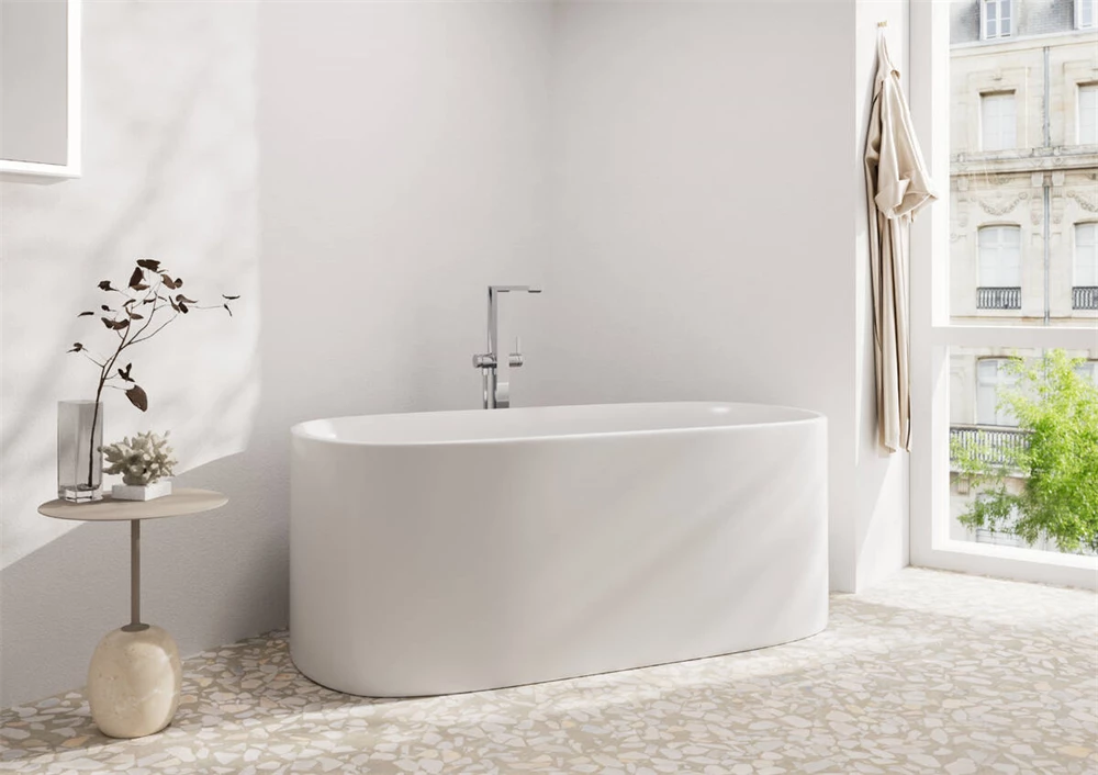 Hansgrohe Tecturis E egykaros szabadonálló kádcsaptelep króm