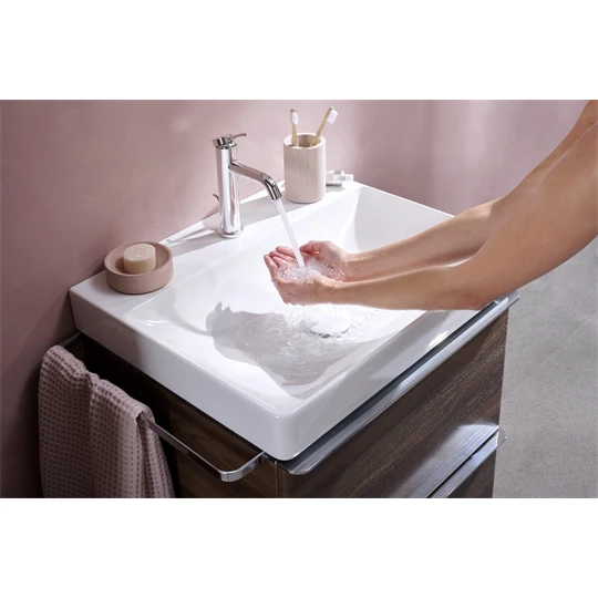 Hansgrohe Tecturis S egykaros mosdócsaptelep 110, automata lefolyógarnitúrával króm