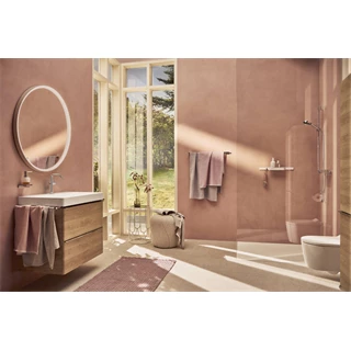 Hansgrohe Tecturis S egykaros mosdócsaptelep Fine 240, CoolStart, Push-open lefolyógarnitúrával króm