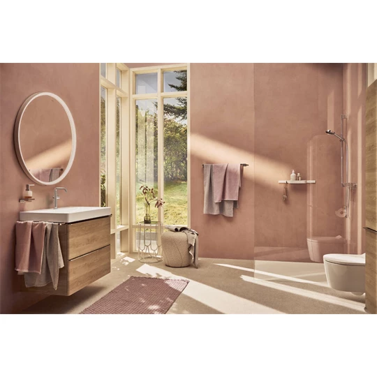 Hansgrohe Tecturis S egykaros mosdócsaptelep Fine 240, CoolStart, Push-open lefolyógarnitúrával króm