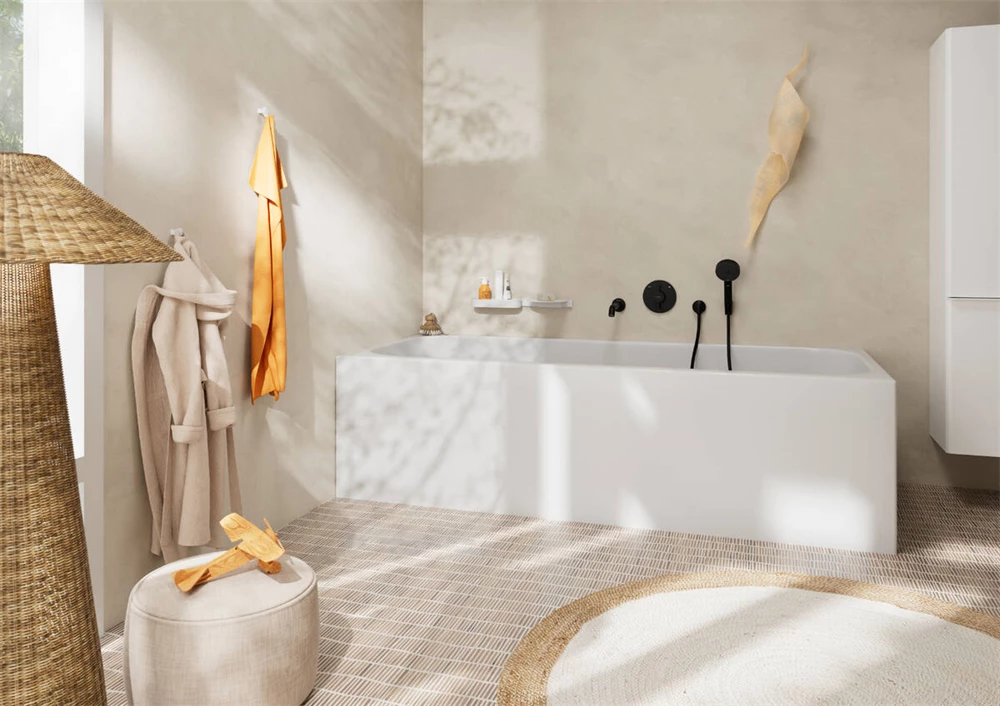 Hansgrohe Tecturis S kádtöltő matt fekete