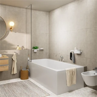 Hansgrohe Vernis Blend 4-lyukú peremre szerelhető kétkaros kádcsaptelep, króm