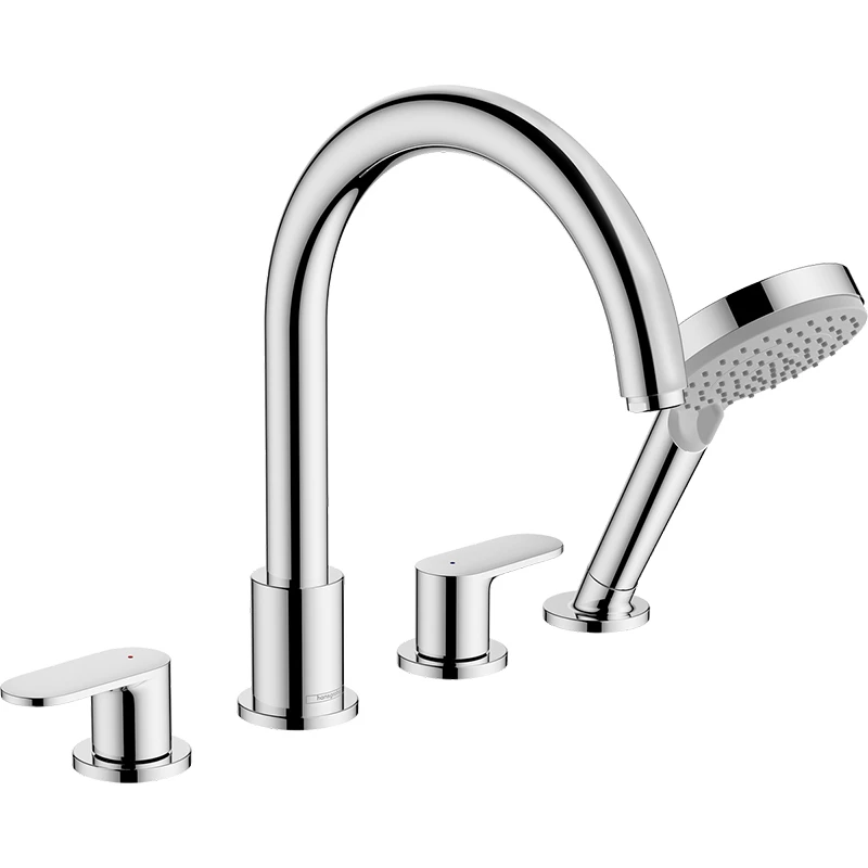Hansgrohe Vernis Blend 4-lyukú peremre szerelhető kétkaros kádcsaptelep, króm