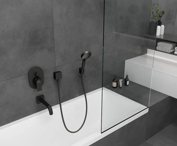 Hansgrohe Vernis Blend kézizuhany 100 Vario matt fekete