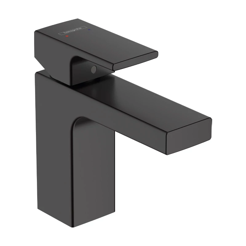 Hansgrohe Vernis Shape 100 egykaros mosdócsaptelep, lefolyógarnitúra nélkül, matt fekete