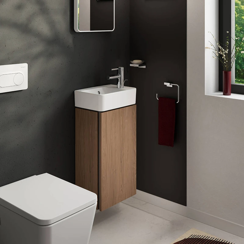Hansgrohe Xanuia Q kézmosó 360/250, csapfurattal és túlfolyóval,fehér
