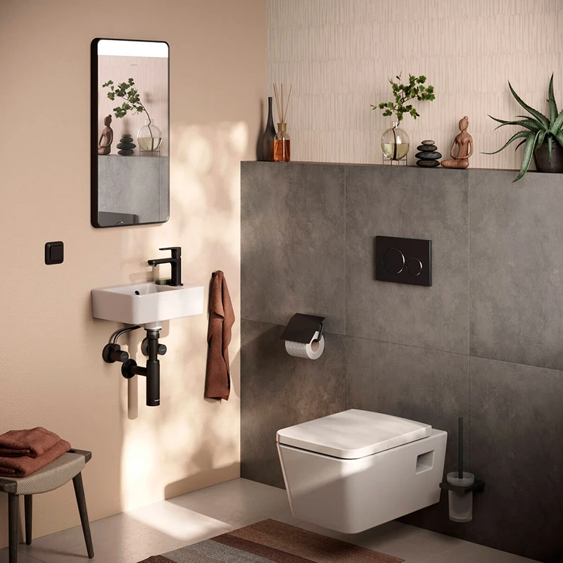 Hansgrohe Xanuia Q kézmosó 360/250, csapfurattal és túlfolyóval,fehér