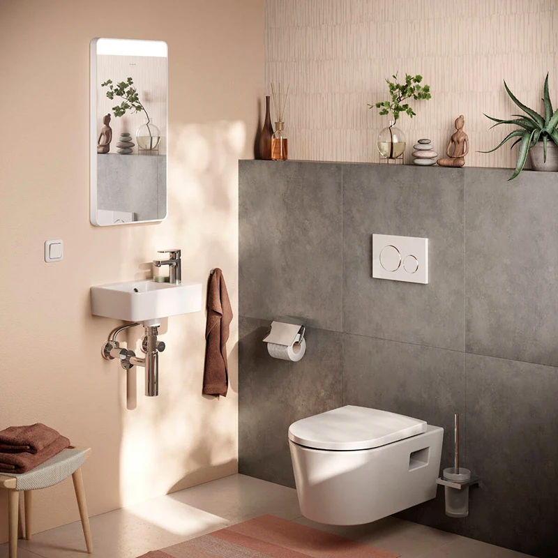 Hansgrohe Xanuia Q kézmosó 360/250, csapfurattal és túlfolyóval,fehér