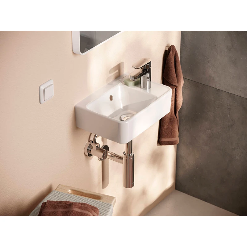 Hansgrohe Xanuia Q kézmosó 360/250, csapfurattal és túlfolyóval,fehér