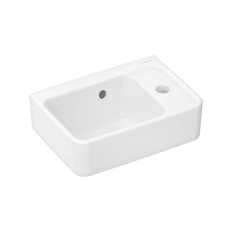 Hansgrohe Xanuia Q kézmosó 360/250, csapfurattal és túlfolyóval,fehér