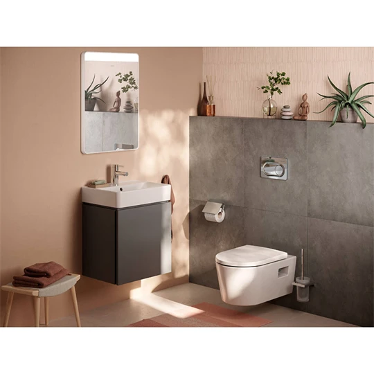 Hansgrohe Xanuia Q kézmosó 500/390, csapfurattal és túlfolyóval