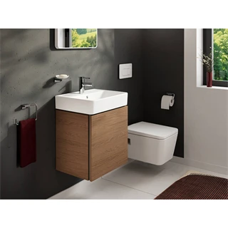 Hansgrohe Xanuia Q kézmosó 500/390, csapfurattal és túlfolyóval, SmartClean
