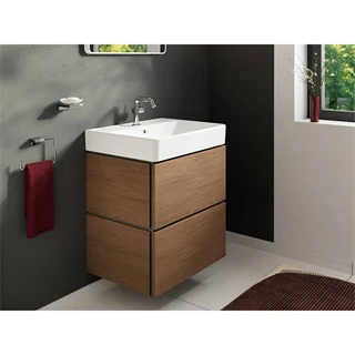 Hansgrohe Xanuia Q mosdó 600/480 csapfurattal és túlfolyóval
