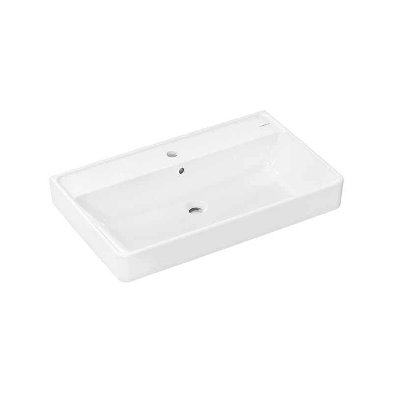 Hansgrohe Xanuia Q mosdótál 800/480, csapfurattal és túlfolyóval