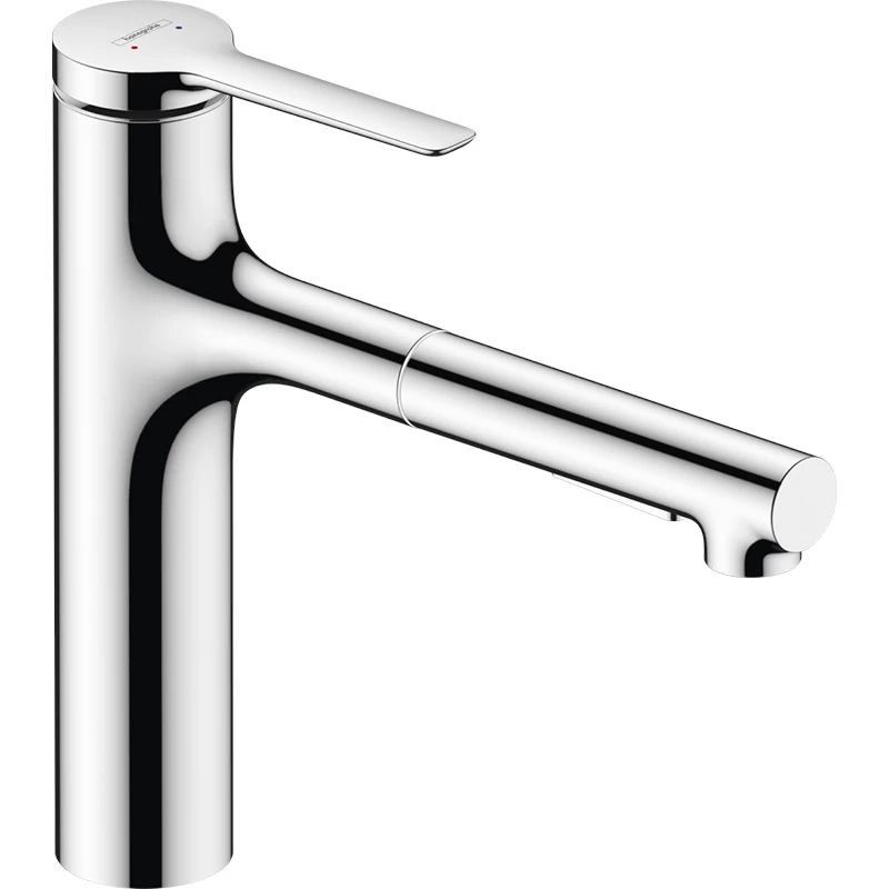 Hansgrohe Zesis M33 egykaros konyhai csaptelep 160, fém kihúzható zuhanyfejjel, 2jet króm