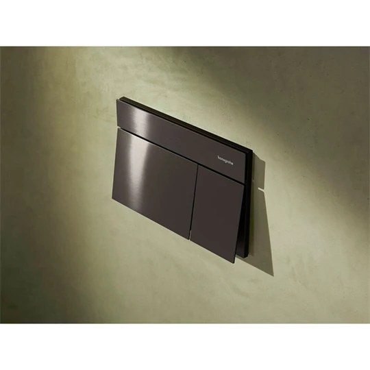 Hansgrohe iFrame Element E nyomólap WC-hez, dual mennyiség,fekete króm