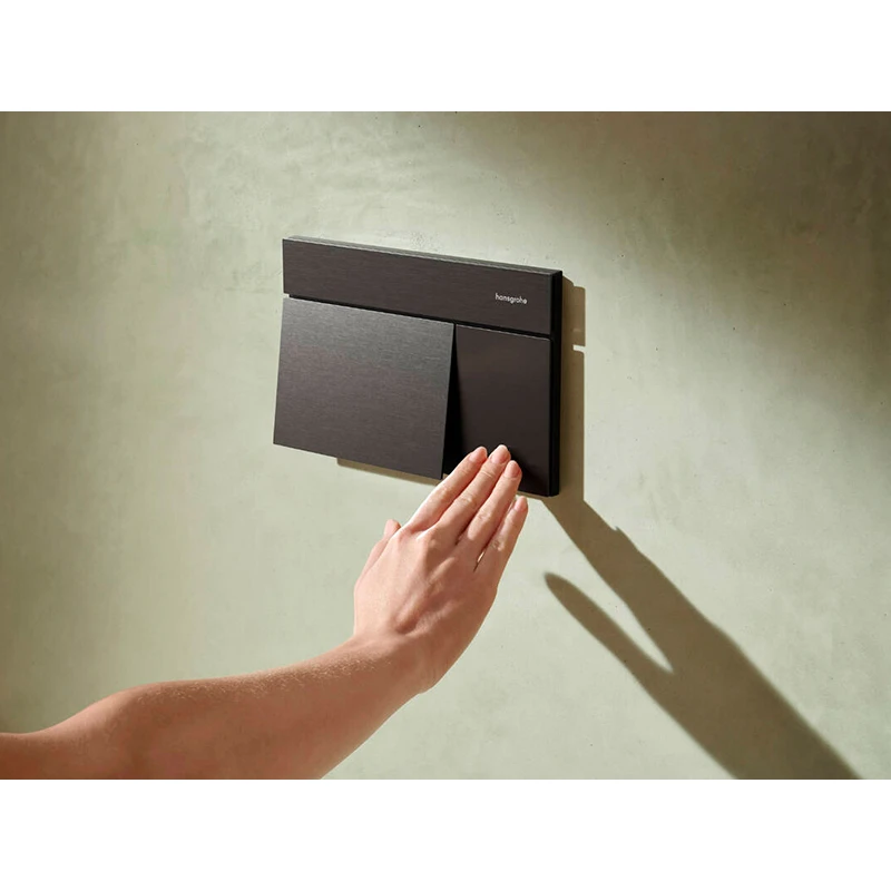 Hansgrohe iFrame Element E nyomólap WC-hez, dual mennyiség,fekete króm