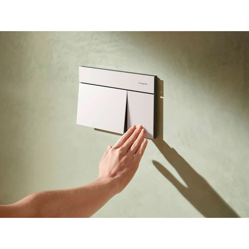 Hansgrohe iFrame Element E nyomólap WC-hez, dual mennyiség,matt fehér