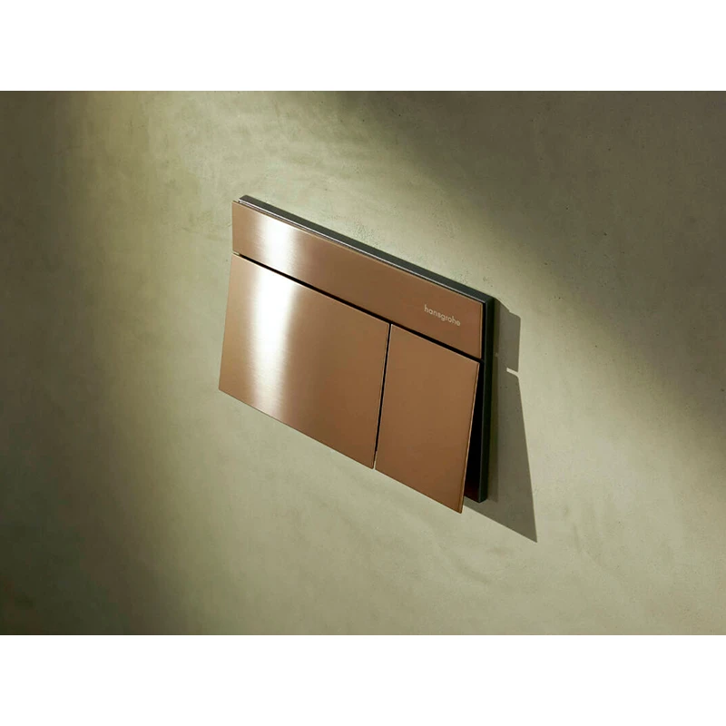 Hansgrohe iFrame Element E nyomólap WC-hez, dual mennyiség,szálcsiszolt bronz