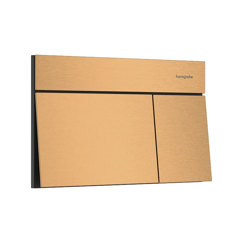 Hansgrohe iFrame Element E nyomólap WC-hez, dual mennyiség,szálcsiszolt bronz