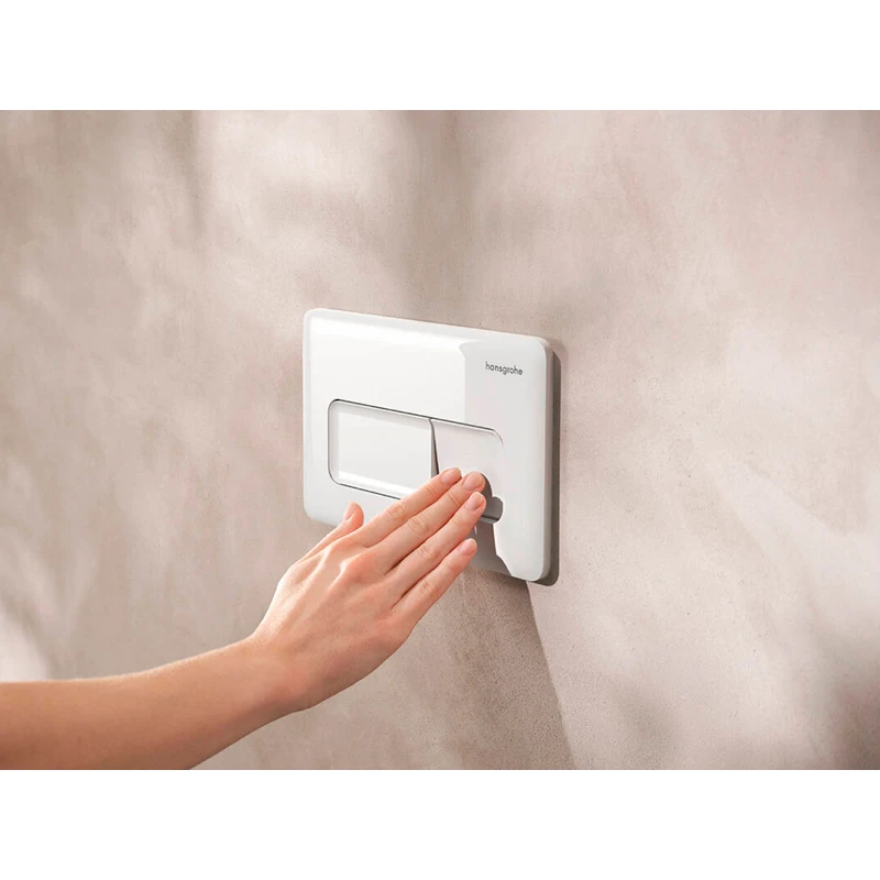 Hansgrohe iFrame Original Q nyomólap WC-hez, dual mennyiség,fehér