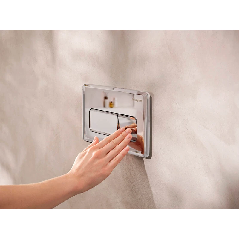 Hansgrohe iFrame Original Q nyomólap WC-hez, dual mennyiség,króm