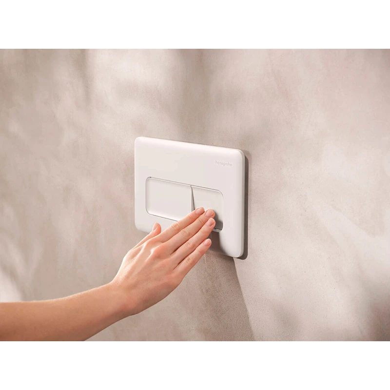 Hansgrohe iFrame Original Q nyomólap WC-hez, dual mennyiség,matt fehér