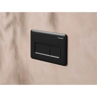 Hansgrohe iFrame Original Q nyomólap WC-hez, dual mennyiség,matt fekete