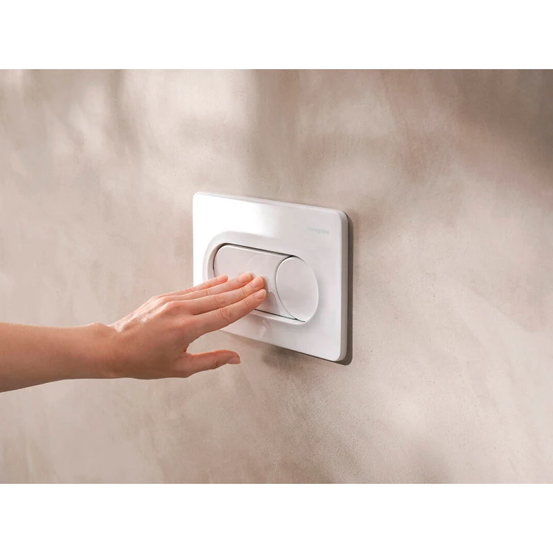 Hansgrohe iFrame Original S nyomólap WC-hez, dual mennyiség,fehér