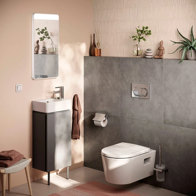 Hansgrohe iFrame Original S nyomólap WC-hez, dual mennyiség,króm