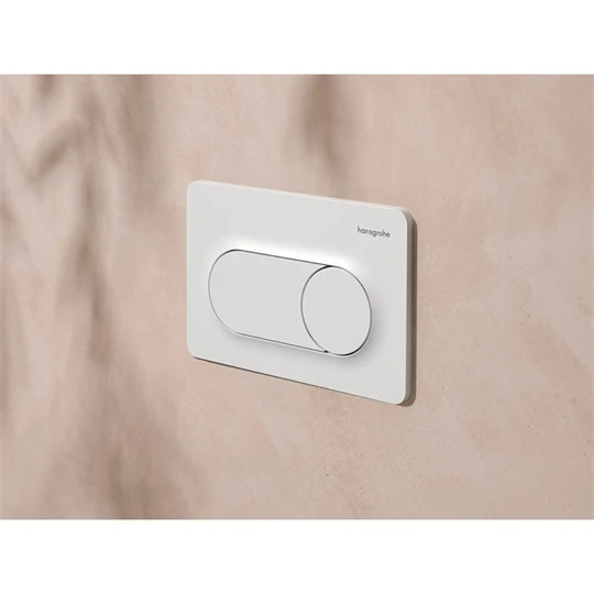 Hansgrohe iFrame Original S nyomólap WC-hez, dual mennyiség,matt fehér