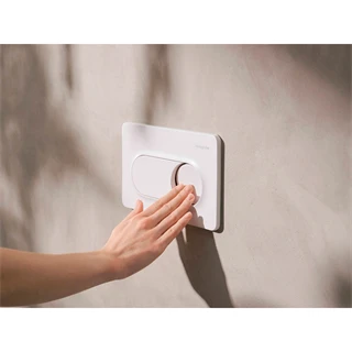 Hansgrohe iFrame Original S nyomólap WC-hez, dual mennyiség,matt fehér