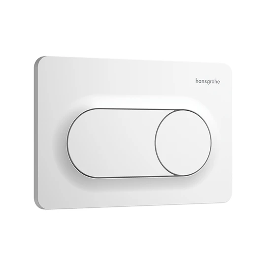 Hansgrohe iFrame Original S nyomólap WC-hez, dual mennyiség,matt fehér