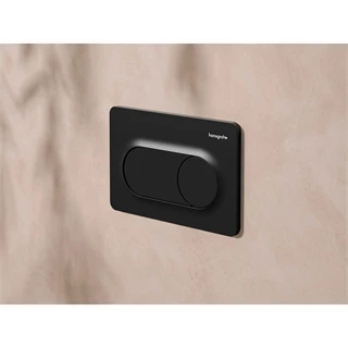 Hansgrohe iFrame Original S nyomólap WC-hez, dual mennyiség,matt fekete