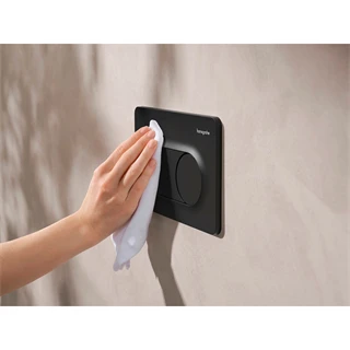 Hansgrohe iFrame Original S nyomólap WC-hez, dual mennyiség,matt fekete