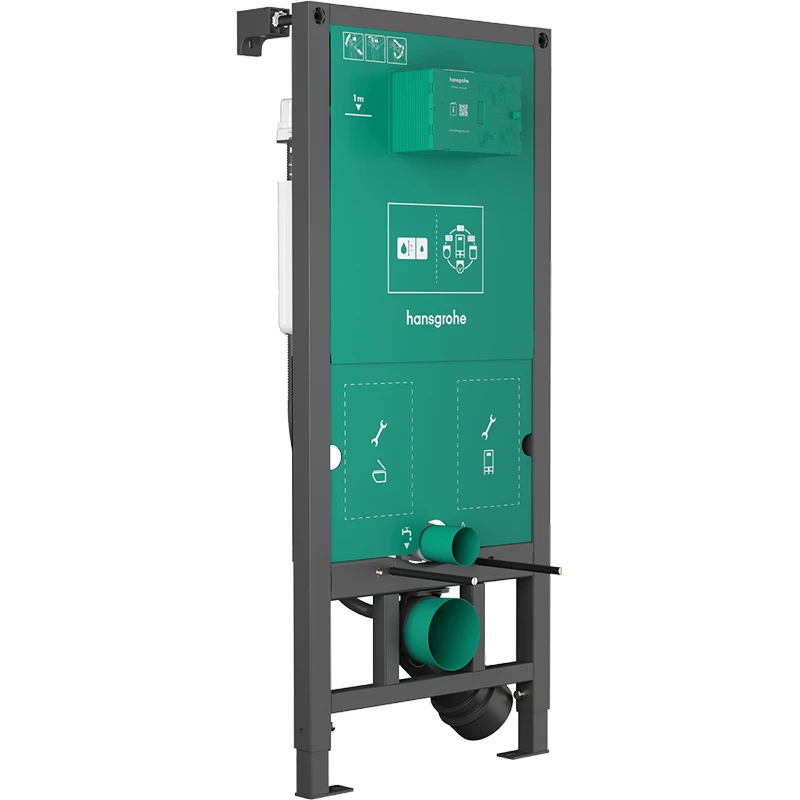 Hansgrohe iFrame universal falsík alatti öblítőrendszer, WC szerelőelem, 1120 mm, fali rögzítésű WC-hez