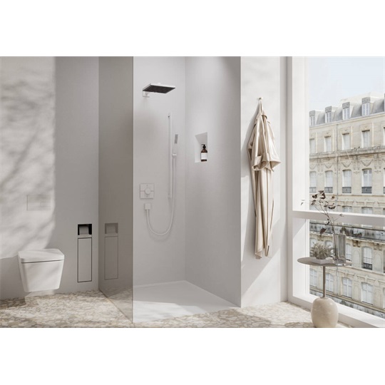 Hansgrohe zuhanykar E 390mm matt fehér