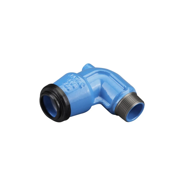 Hawle ISO fitting könyökidom tok-külső menettel DN 40 5/4" 90° PN16 KPE