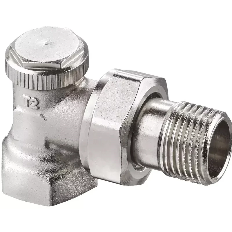 IMI Heimeier Regutec F visszatérő szelep, sarok nikkelezett 3/4"