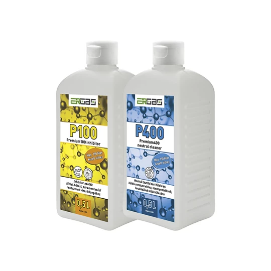 Heizer CUDUO KIT 2 x 0.5 l koncentrátum , P100 + P400 Komplett szett alacsony hőfokú rendszerekhez