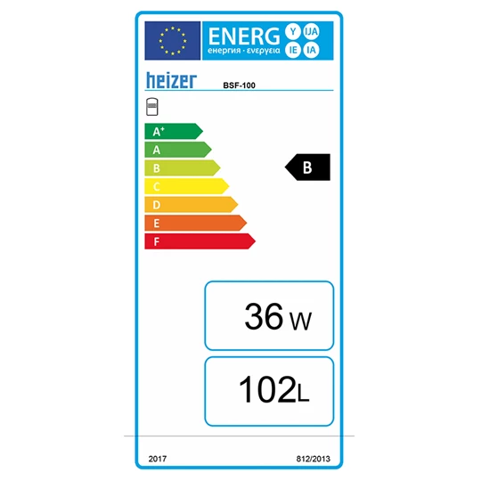 Heizer BSF-100 indirekt tároló HMV, egy hőcserélővel (0,6 m2), 100 l, fix szigetelés