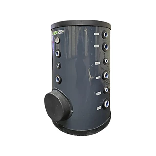 Heizer HMV tároló  300 liter, álló, hősziv.-hoz, egy hőcs., 3,09 m2, BSHX-304, fix szig., O560/1760 mm, 81 kg, inox