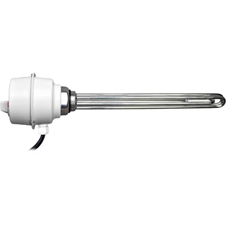 Heizer elektromos fűtőbetét, 6 kW, 6/4", 460 mm bemerülés, 400V, 3 fázis, Premium inox, termosztát fejjel