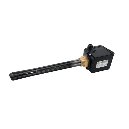 Heizer elektromos fűtőbetét, 6 kW, 6/4", 560 mm bemerülés, 400V, 3 fázis, termosztát fejjel