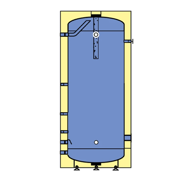 Heizer puffertároló HMV-re,  136 liter, ATF-140 R, álló, fix szig., Ř518/1290 mm, 47 kg, kerámia zománc