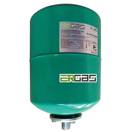 Heizer tágulási tartály, univerzális, 24 liter, 10 bar, univerzális zöld 3/4"