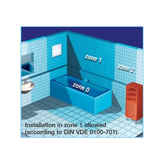 Helios ELS-VN 60/35 Ventilátor egység, formatervezett fehér előlappal, mosható szűrővel, elpiszkolódásjelző, 60/35 m3/h
