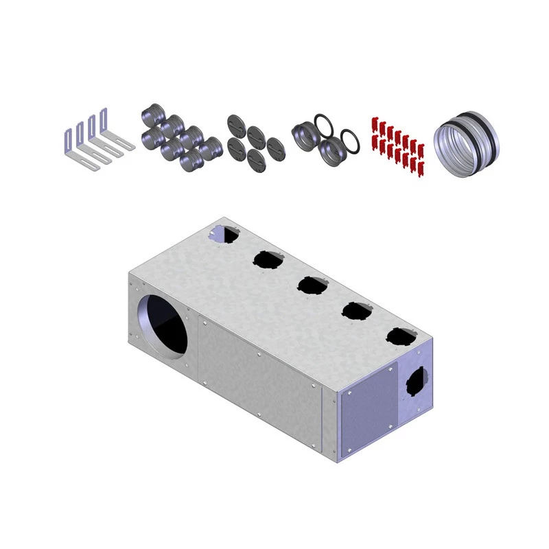 Helios FRS-MVK 5+2-75/160 FlexPipe plus rendszer, NÁ75, osztódoboz